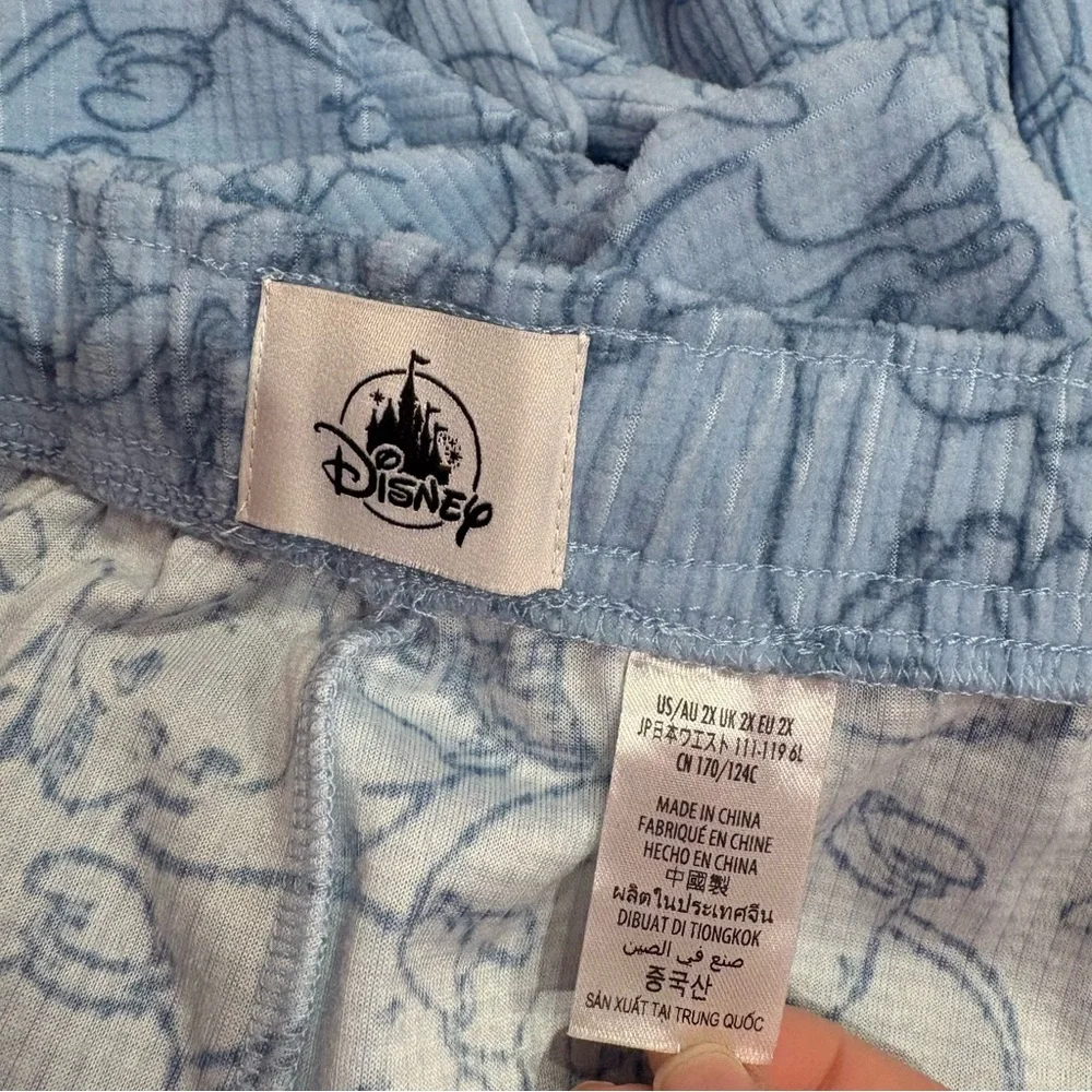 Disney parks fleece dumbo pajama pants‎ blue size 2X - Picture 3 of 7